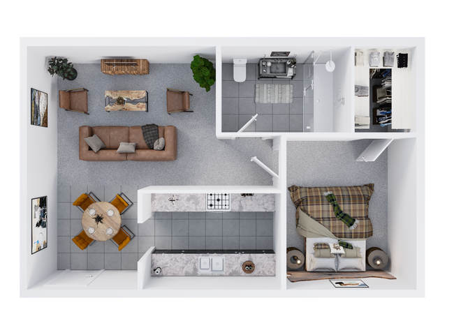 Unit 2-109 1-115 floor plan